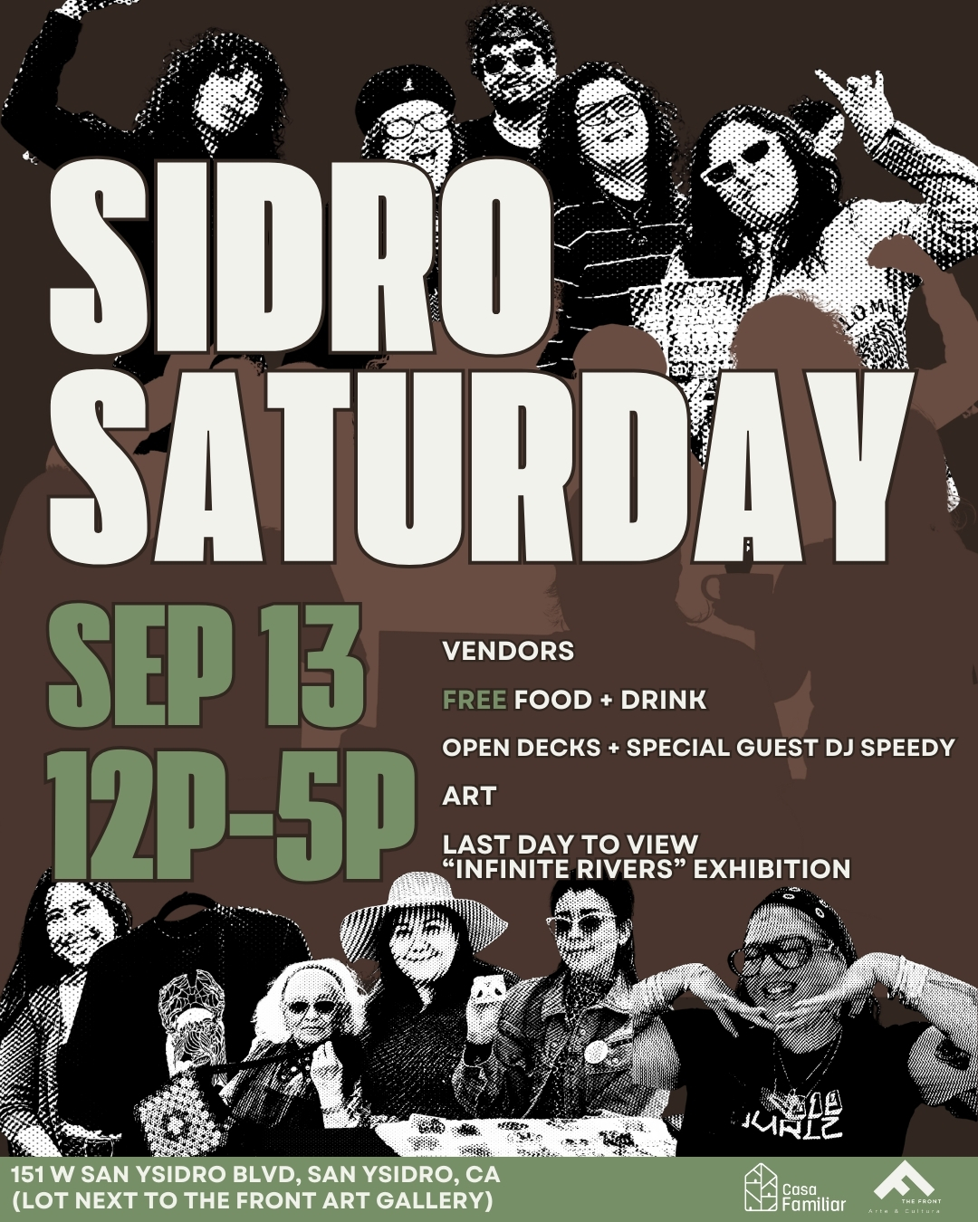 Sidro Saturdays is back! – September 13th – The Front Arte Cultura